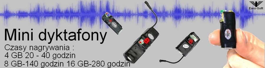 Dyktafon Prezentujemy oferta Euro-Soft w zakresie mini dyktafony.