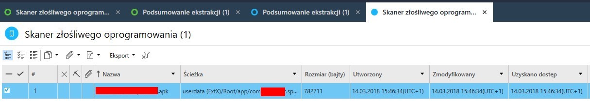 Wykrywanie podsłuchu w telefonie, analiza znalezionych aplikacji podsłuchowych