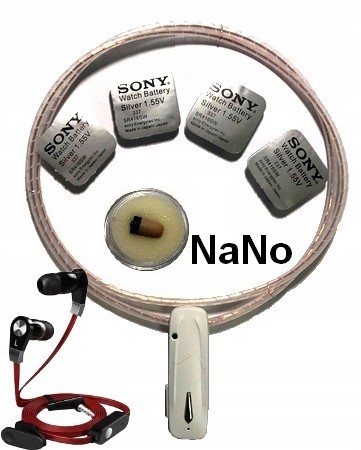 Mikro słuchawka NaNo bezprzewodowa z mikrofonem w Bluetooth mikro słuchawka NaNo
