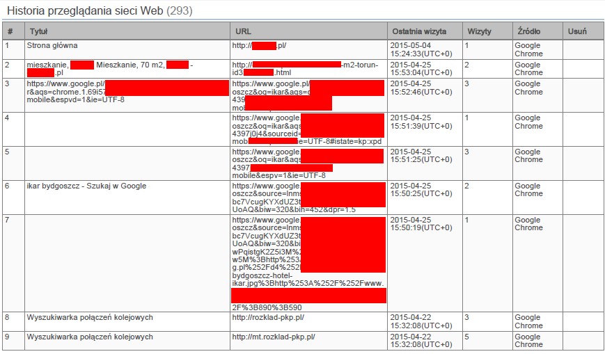 odczyt skasowanych sms